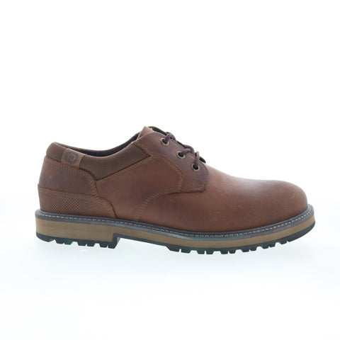 Rockport Byrne Plain Toe Oxford Mens Brown Oxfords & Lace Ups Plain Toe Shoes