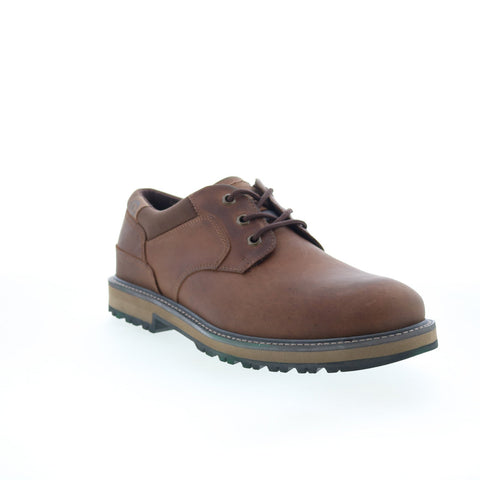 Rockport Byrne Plain Toe Oxford Mens Brown Oxfords & Lace Ups Plain Toe Shoes