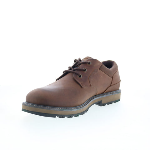 Rockport Byrne Plain Toe Oxford Mens Brown Oxfords & Lace Ups Plain Toe Shoes