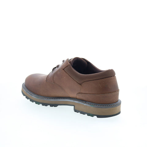 Rockport Byrne Plain Toe Oxford Mens Brown Oxfords & Lace Ups Plain Toe Shoes