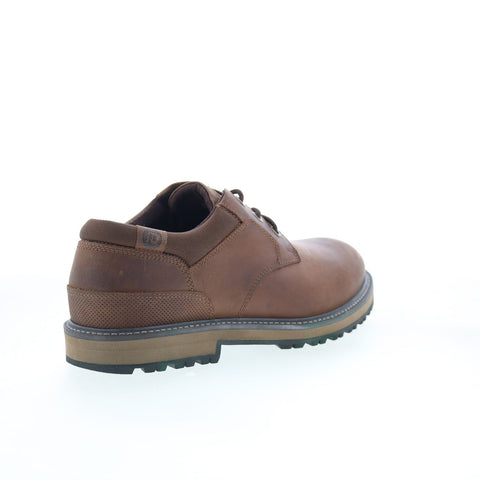 Rockport Byrne Plain Toe Oxford Mens Brown Oxfords & Lace Ups Plain Toe Shoes
