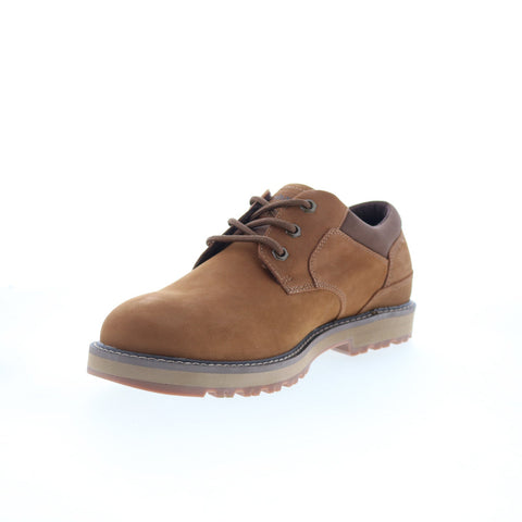 Dunham Byrne Plain Toe Oxford Mens Brown Extra Wide 4E Oxfords Shoes