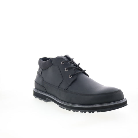 Dunham Byrne Waterproof Chukka CJ0852 Mens Black Leather Chukkas Boots