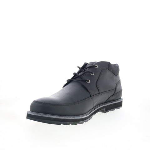 Dunham Byrne Waterproof Chukka CJ0852 Mens Black Leather Chukkas Boots
