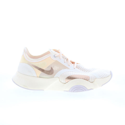 Nike SuperRep GO CJ0860-892 Womens Beige Canvas Athletic Cross Training Shoes