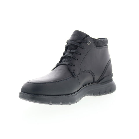 Rockport Total Motion Sport Apron CJ0915 Mens Black Wide Chukkas Boots
