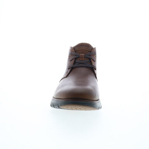 Rockport Total Motion Sport Plain Toe Chukka Mens Brown Chukkas Boots