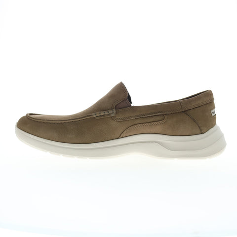 Rockport Patterson Moc Toe Slip On CJ1191 Mens Brown Loafers Casual Shoes