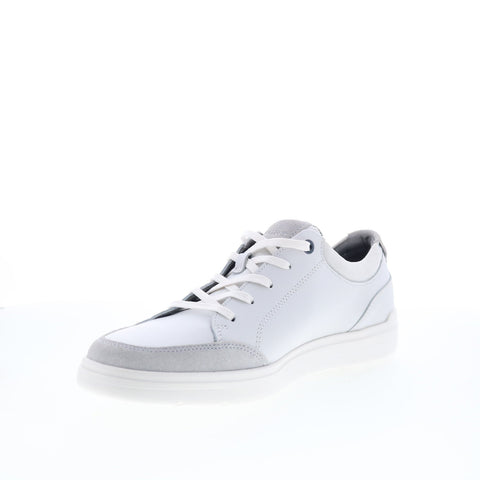 Rockport Total Motion Court Blucher Mens White Lifestyle Sneakers Shoes