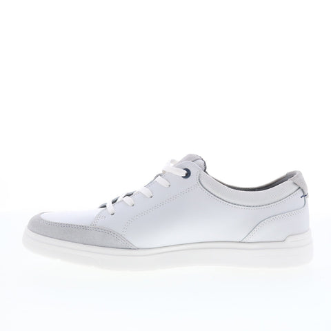 Rockport Total Motion Court Blucher Mens White Wide Lifestyle Sneakers Shoes