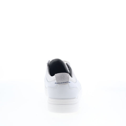 Rockport Total Motion Court Blucher Mens White Lifestyle Sneakers Shoes