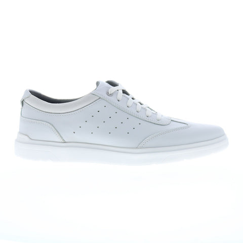 Rockport Total Motion Court T-Toe CJ1305 Mens White Lifestyle Sneakers Shoes