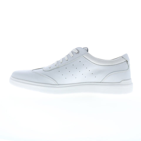Rockport Total Motion Court T-Toe CJ1305 Mens White Lifestyle Sneakers Shoes
