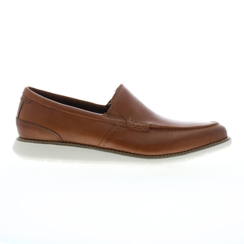 Rockport Total Motion Craft Venetian CJ1330 Mens Brown Loafers Casual Shoes