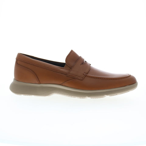 Rockport TruFlex Dressport Penny Mens Brown Loafers & Slip Ons Penny Shoes