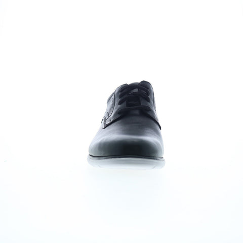 Rockport Total Motion Craft Plain Toe Mens Black Wide Oxfords Shoes