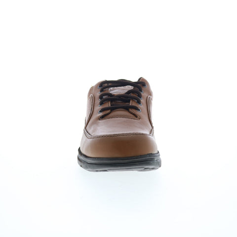 Rockport Eureka CJ1551 Mens Brown Leather Lace Up Lifestyle Sneakers Shoes