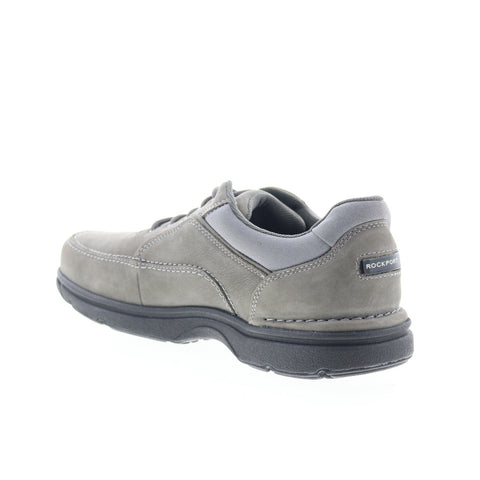 Rockport Eureka CJ1554 Mens Gray Wide Nubuck Lifestyle Sneakers Shoes