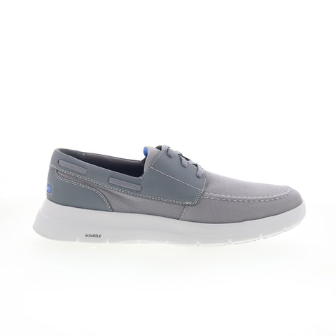 Rockport TFM Cayden Boat CJ1616 Mens Gray Loafers & Slip Ons Boat Shoes Shoes
