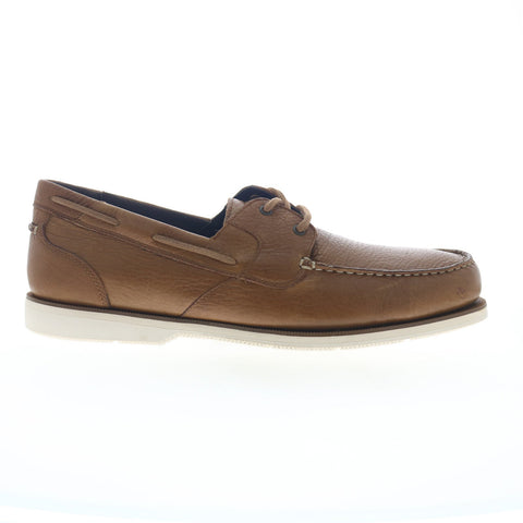 Rockport Southport 2 Eye Tie Mens Brown Wide Loafers Casual Shoes