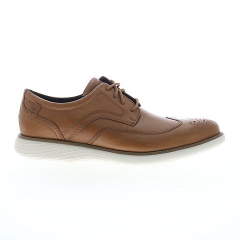 Rockport Garett Wingtip Mens Brown Wide Oxfords Wingtip & Brogue Shoes