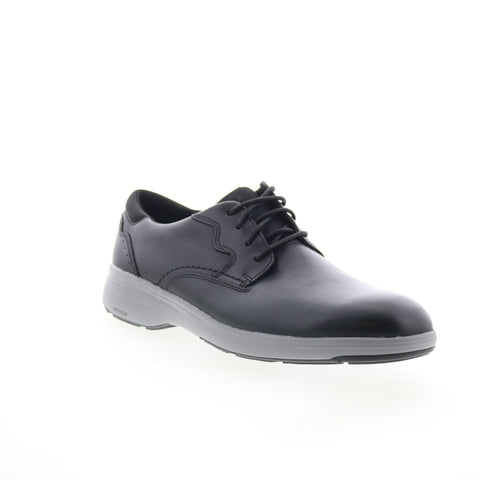 Rockport Noah Plain Toe Mens Black Wide Oxfords & Lace Ups Plain Toe Shoes