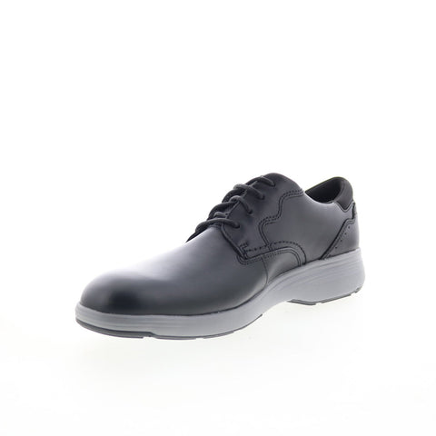 Rockport Noah Plain Toe Mens Black Wide Oxfords & Lace Ups Plain Toe Shoes
