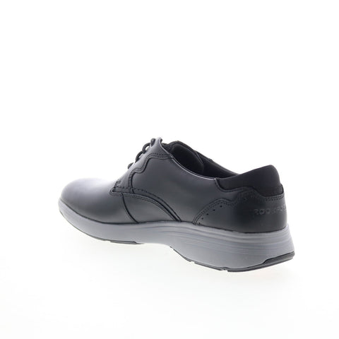 Rockport Noah Plain Toe Mens Black Wide Oxfords & Lace Ups Plain Toe Shoes