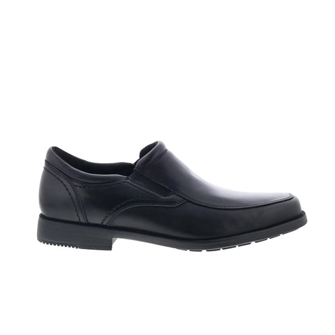Rockport Isaac Slip On Mens Black Wide Loafers & Slip Ons Casual Shoes