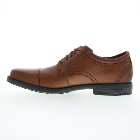 Rockport Isaac Cap toe CJ2761 Mens Brown Oxfords & Lace Ups Cap Toe Shoes