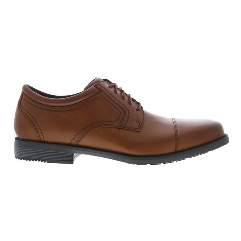 Rockport Isaac Cap toe CJ2761 Mens Brown Oxfords & Lace Ups Cap Toe Shoes