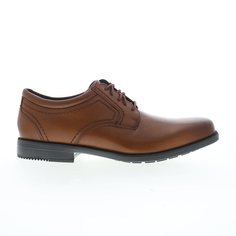 Rockport Isaac Plain Toe Mens Brown Wide Oxfords Plain Toe Shoes
