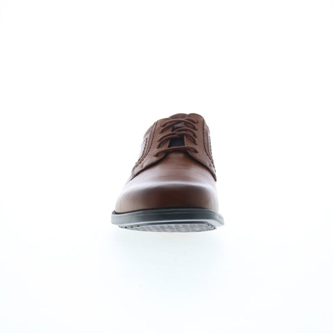 Rockport Isaac Plain Toe Mens Brown Wide Oxfords Plain Toe Shoes