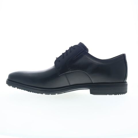 Rockport Total Motion Amalfi Plain Toe Mens Black Wide Oxfords Shoes
