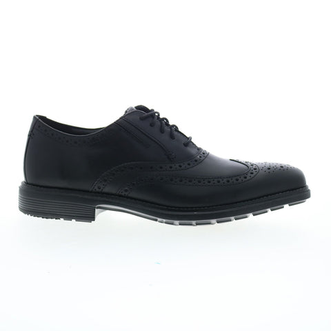 Rockport Total Motion Amalfi Wingtip Mens Black Wide Oxfords & Lace Ups Shoes