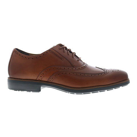 Rockport Total Motion Amalfi Wingtip CJ2859 Mens Brown Wide Oxfords Shoes