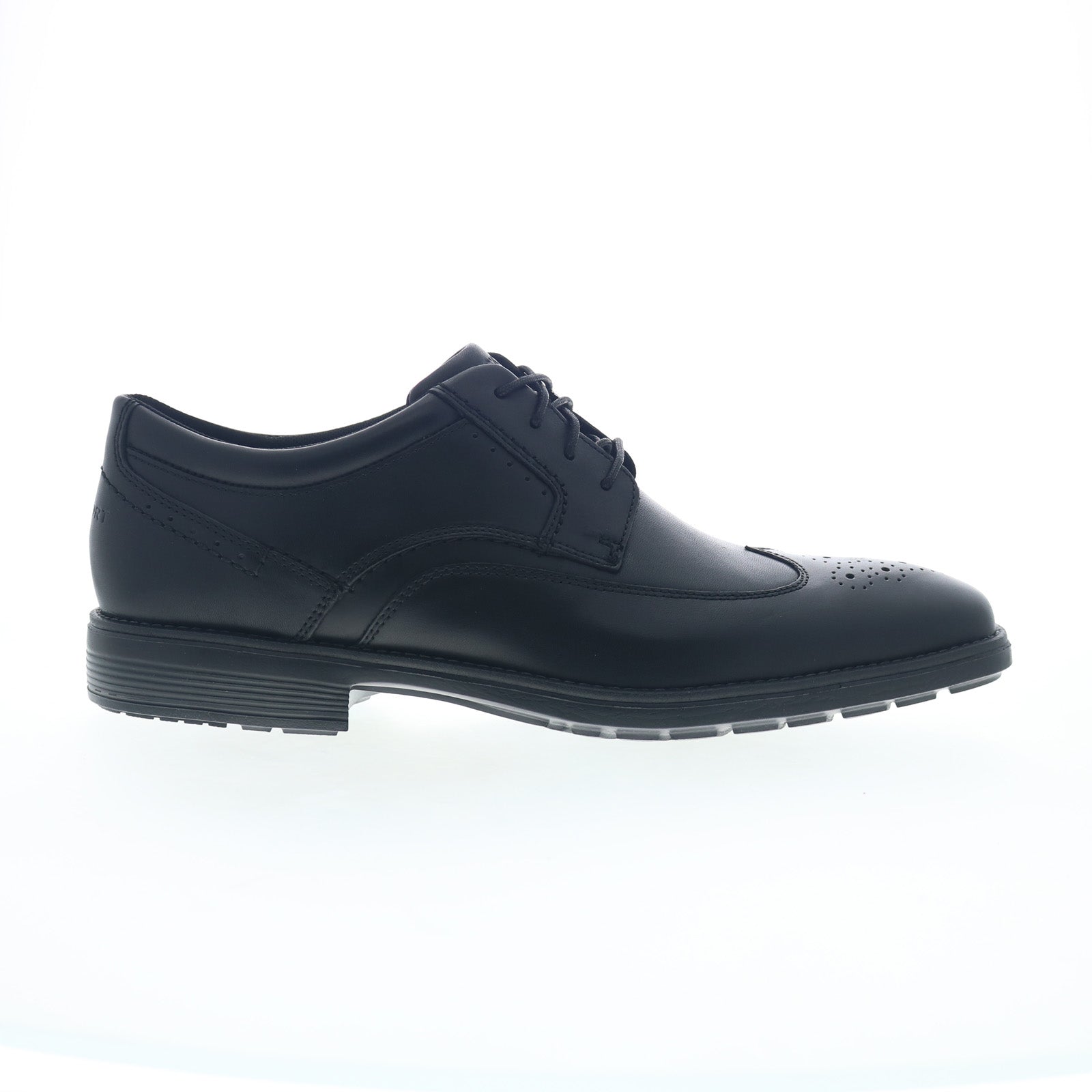 Rockport Black Leather Brogue Lace-Up Oxfords Men main image 3