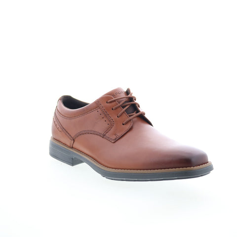 Rockport Next Gen Plain Toe Mens Brown Oxfords & Lace Ups Plain Toe Shoes