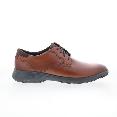 Reebok Noah Plain Toe Mens Brown Oxfords & Lace Ups Plain Toe Shoes