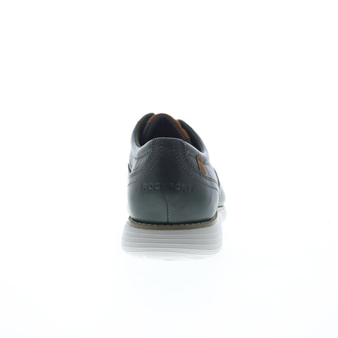 Rockport Garett Plain Toe Mens Green Wide Oxfords Plain Toe Shoes