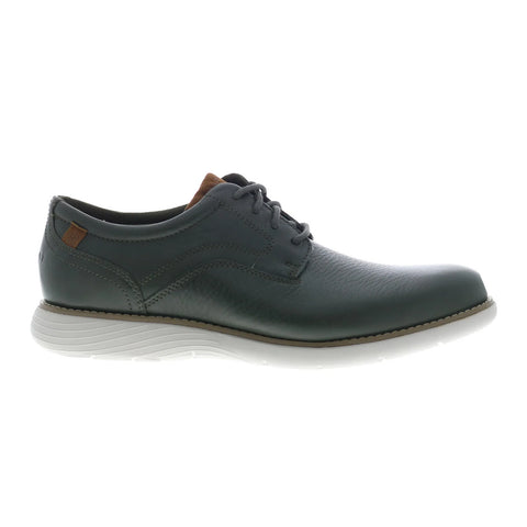 Rockport Garett Plain Toe Mens Green Oxfords & Lace Ups Plain Toe Shoes