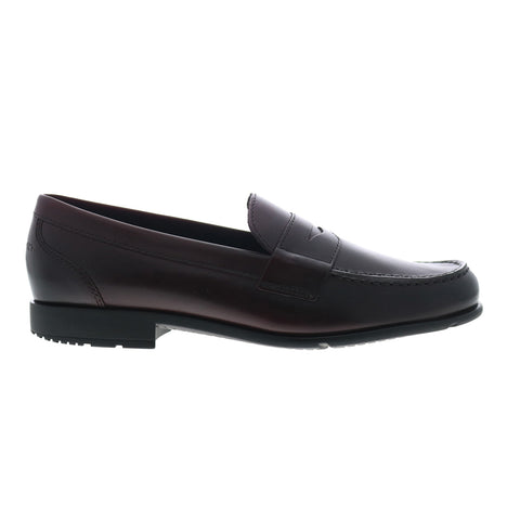 Rockport Classic Loafer Penny Mens Burgundy Loafers & Slip Ons Penny Shoes