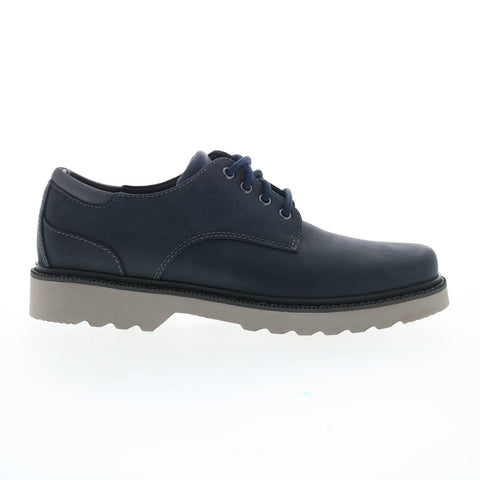 Rockport Northfield Waterproof Mens Blue Wide Oxfords Plain Toe Shoes