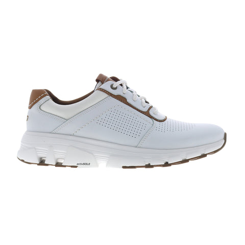 Rockport Reboundx Plain Toe CJ3047 Mens White Lifestyle Sneakers Shoes