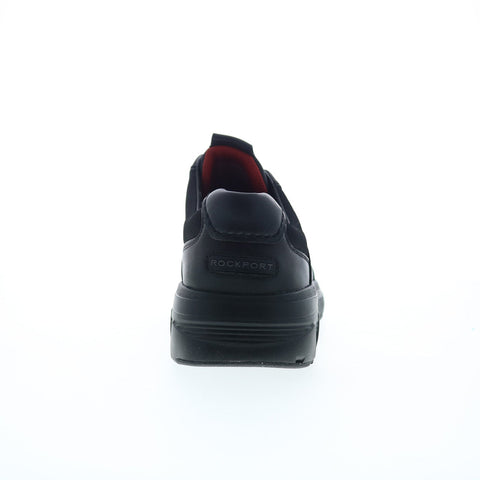 Rockport Reboundx Plain Toe Mens Black Wide Lifestyle Sneakers Shoes