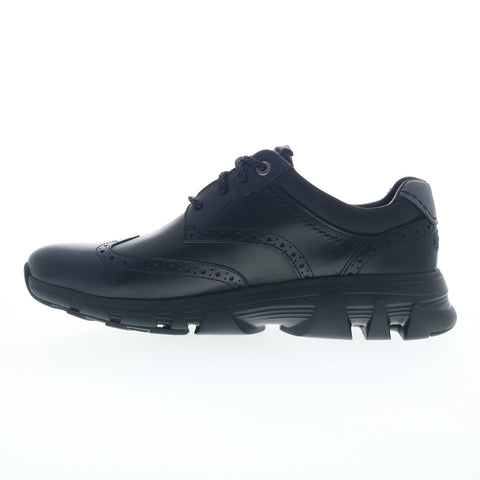 Rockport ReboundX Wingtip CJ3050 Mens Black Oxfords Wingtip & Brogue Shoes