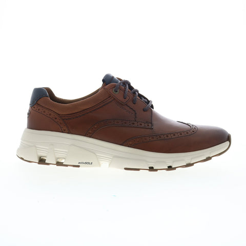 Rockport ReboundX Wingtip Mens Brown Wide Oxfords Wingtip & Brogue Shoes