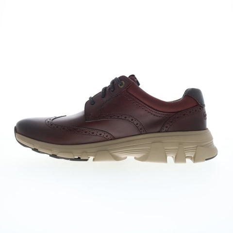 Rockport ReboundX Wingtip Mens Burgundy Oxfords Wingtip & Brogue Shoes