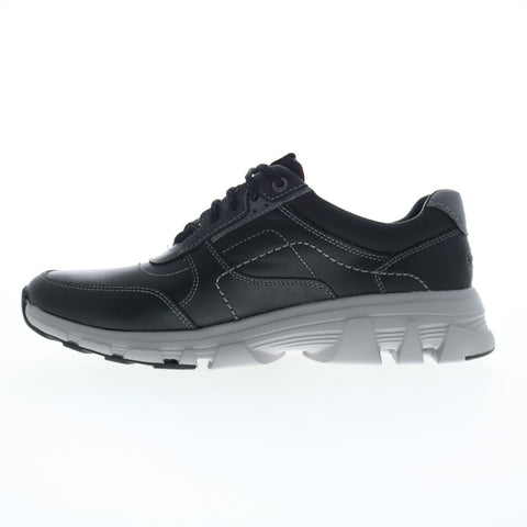 Rockport Reboundx Ubal CJ3053 Mens Black Leather Lifestyle Sneakers Shoes