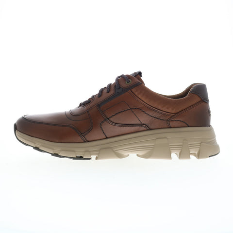 Rockport Reboundx Ubal CJ3055 Mens Brown Leather Lifestyle Sneakers Shoes
